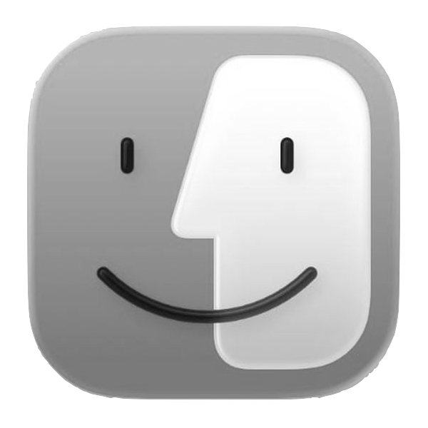 Apple macOS Finder logo